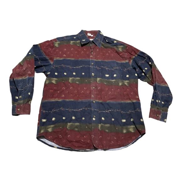 The Territory Ahead mens large button down shirt print fun aztec cool gorp rei - Picture 1 of 9
